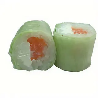 Spring de salmón con queso (8 piezas)