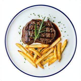 Ternera, Patatas Fritas O Ensalada