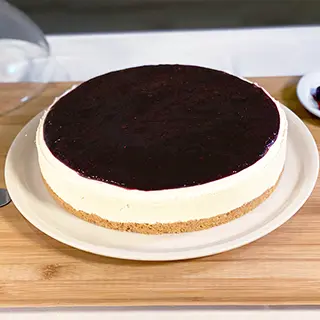 Tarta Entera Queso Y Arándanos