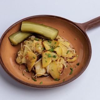 ЖАРЕНЫЙ КАРТОФЕЛЬ ПО - ДОМАШНЕМУ