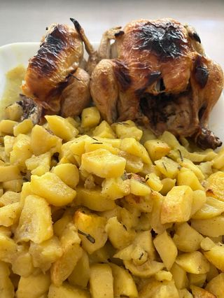 Pollo con patate