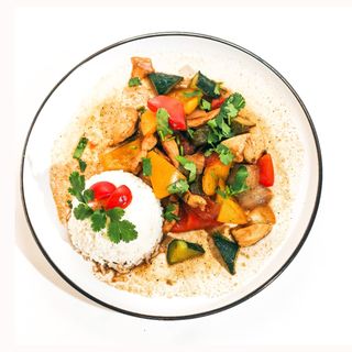 Курица по тайский с рисом