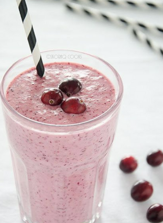 Смузи клюквенный