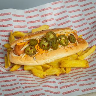 Jalapenos Cheese Dog + patate