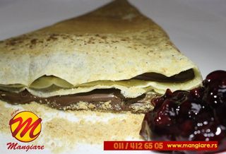 Palačinka sa pudingom od višnje