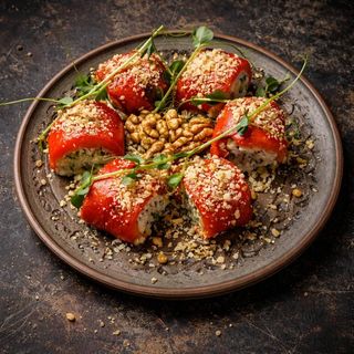 Рулети із печеного перця 200г