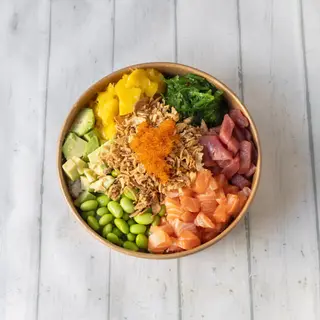 Salmón y Atún Poké Bowl