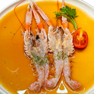 302. Carpaccio scampi 2 pezzi