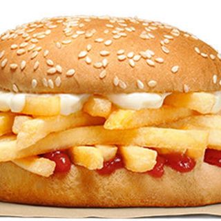 Panino solo carne e patate fritte