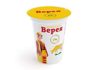 Мляко Кисело Верея 2% 400 Гр-102807