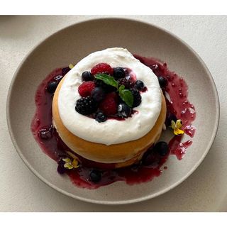 Berries And Cream Pancake