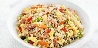 Riz cantonnais viande hachée