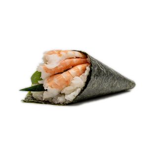 Temaki gambero cotto