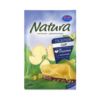 Պանիր տիլսիտր կտրատած «Arla Natura» 150գ