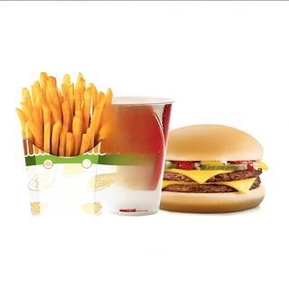 Дабл Чізбургер Меню 100% яловичина