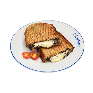 Tartine Mozzarella z tapenadą