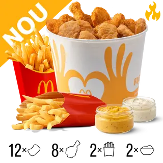 McNuggets & Aripi Bucket *slab picante