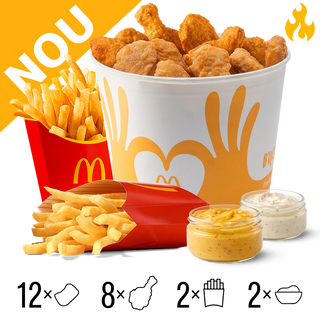 McNuggets & Aripi Bucket *slab picante