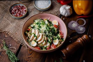 Салат "Цезарь" с курицей