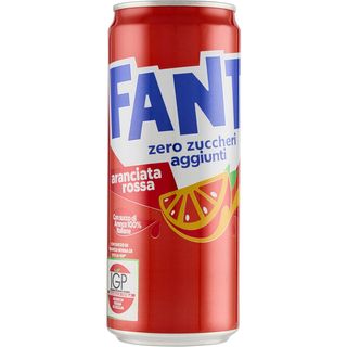 Fanta Aranciata rossa zero zuccheri (33 cl)