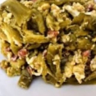 Revueltos De Ajetes Con Jamón