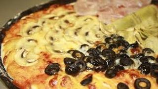 Pinsa Romana 4 Stagioni,individual. 