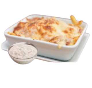 Patata Asada Con Carne Y Queso Gratinado