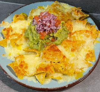 Nachos con queso