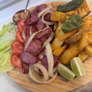 Calabresa Acebollada