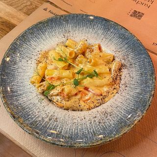 Paccheri z kurczakiem w sosie Alfredo