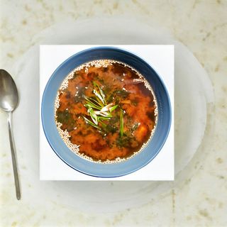 Мисо с креветками