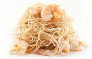 N.220 Spaghetti di riso con gamberi