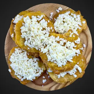 Tostones playeros y kétchup