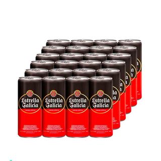Pack 24 Cerveza Estrella Galicia Lata 24 x (33 cl)
