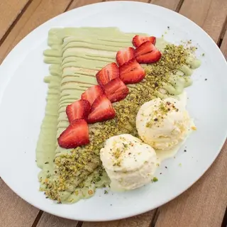 Crêpe pistache 