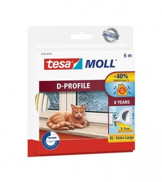 (207174) Digtung za prozore TESAMOLL D-profil bijeli 6m