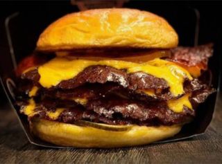 Bacon & Cheese Beef Burger