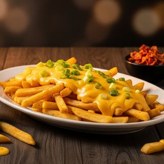 FRYTKI Z SEREM CHEDDAR