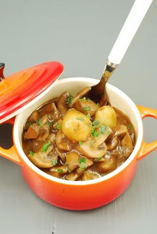 Mutter Champiñones (Opción Vegana)