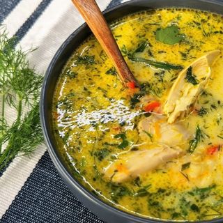 Ciorba de pui a la greque