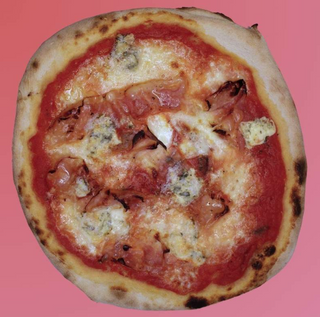 Pizza de bacon y gorgonzola (33 cm.)