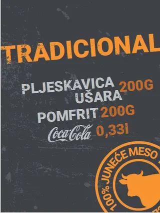 Tradicional menu