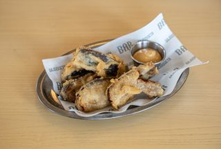 Berenjena frita con mayomiel