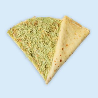 კრეპი ფისტას კრემით და შოკოლადით