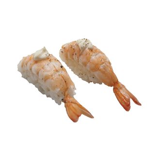 U15A Nigiri Camarão com Pimenta Preta e Maionese