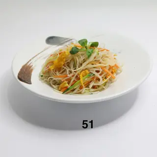 51. Spaghetti di riso con verdure