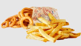 Krążki cebulowe z frytkami małe