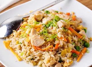 Thai fried rice chicken 