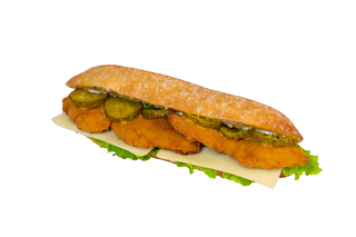 Sandwich cu snitel de pui