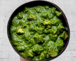 Palak sin carne